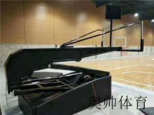 智能行走電動液壓籃球架帶24秒計時器